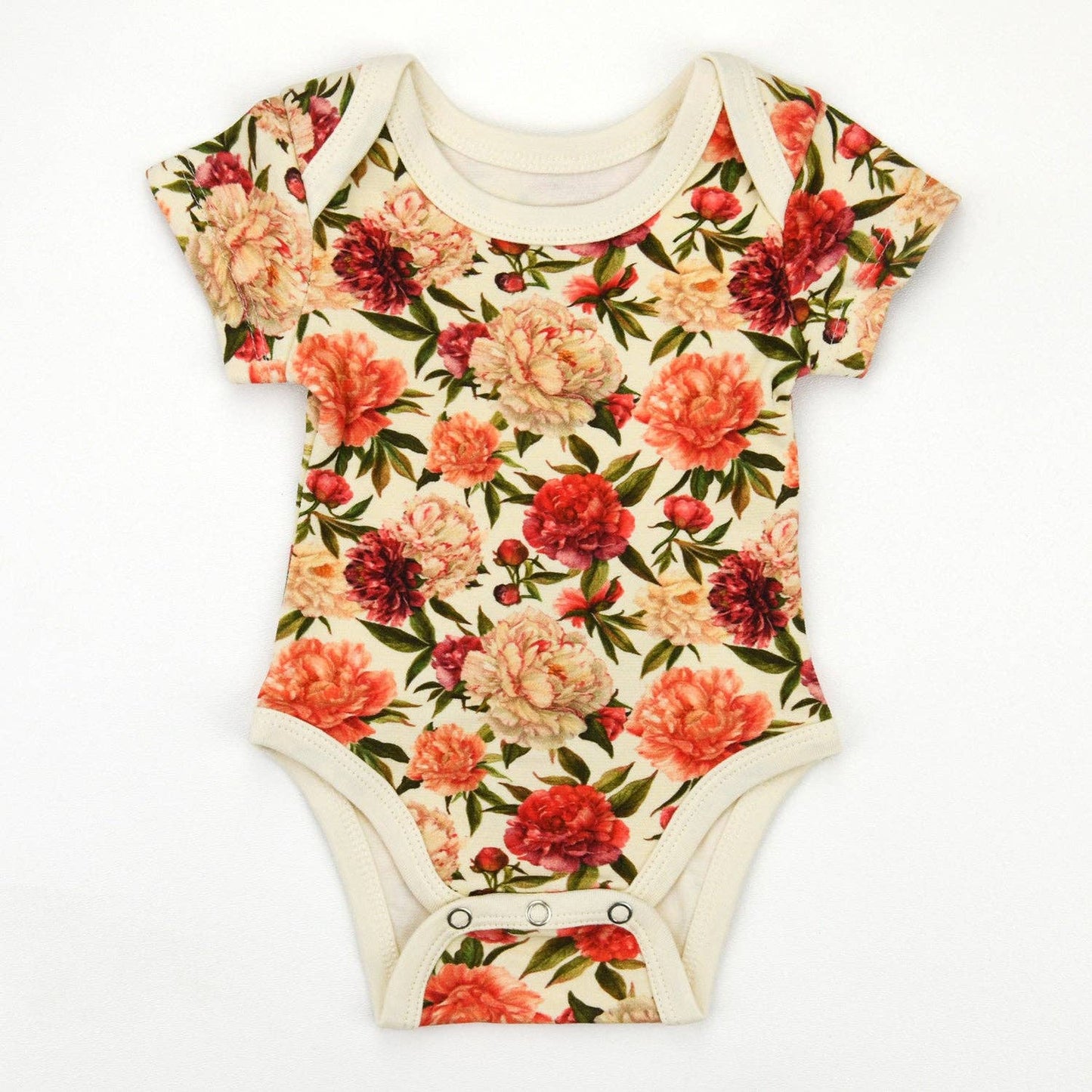 Organic Cotton Petunia Bodysuit