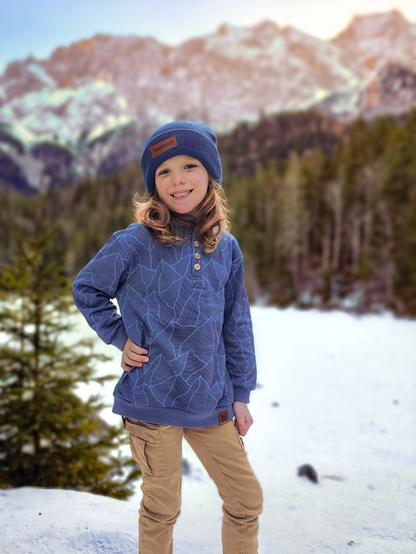 Alpine Henley Sweatshirt