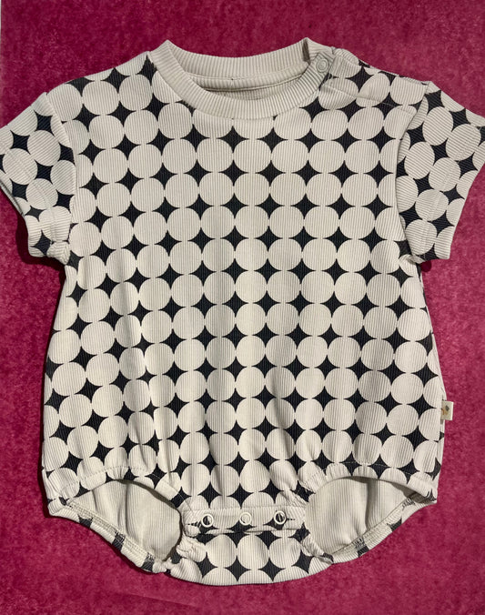 Mod Dots Organic Bubble Romper