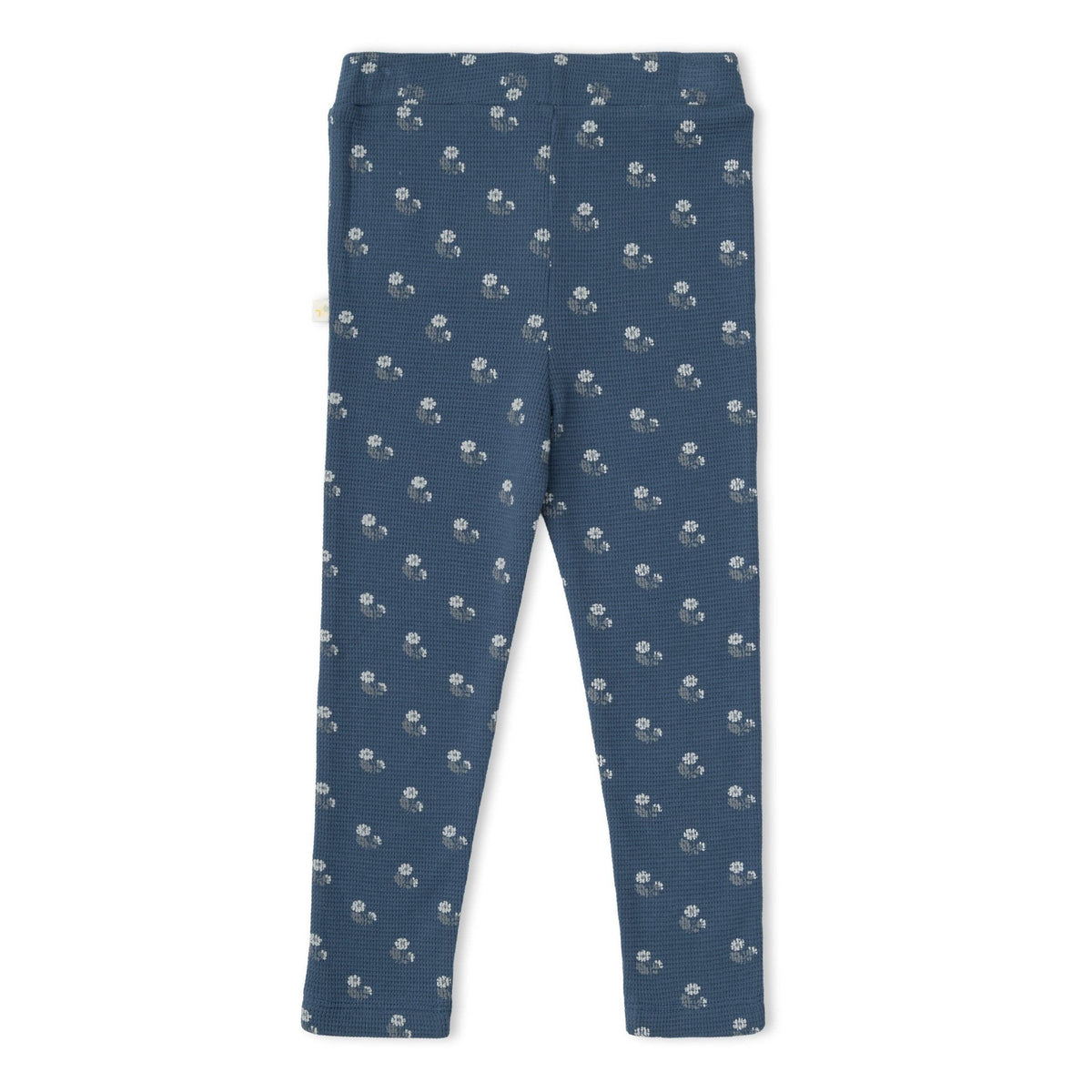Solid Top & Indigo Blossom Leggings Set, organic cotton kids set