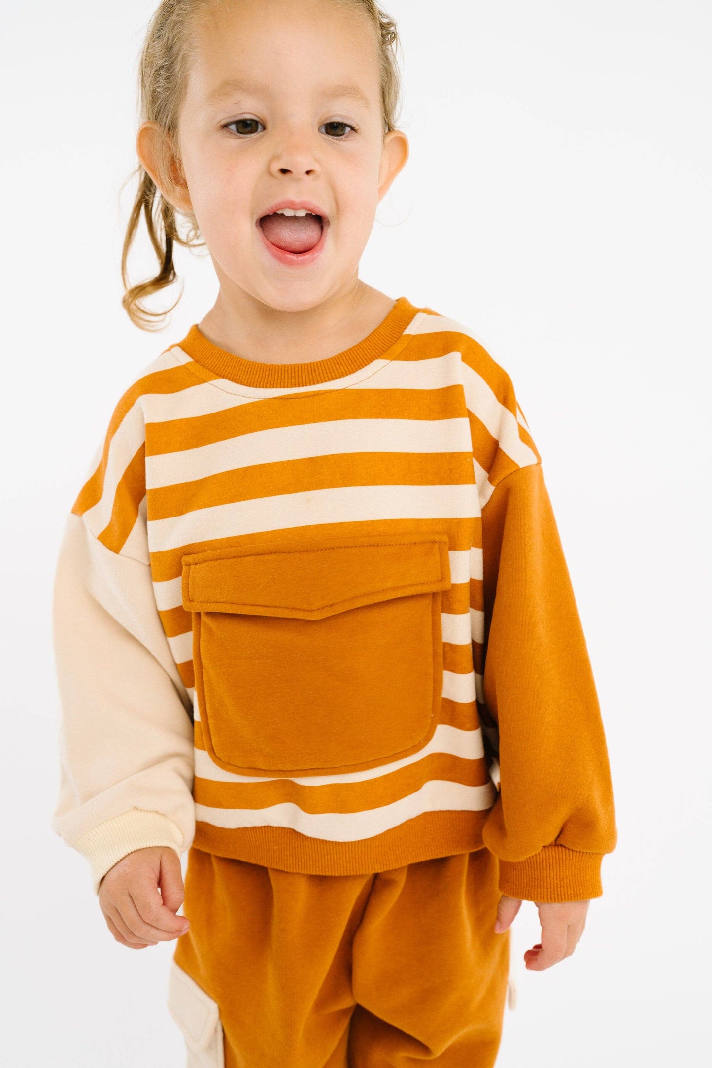 Cinnamon Retro Sweatsuit Set