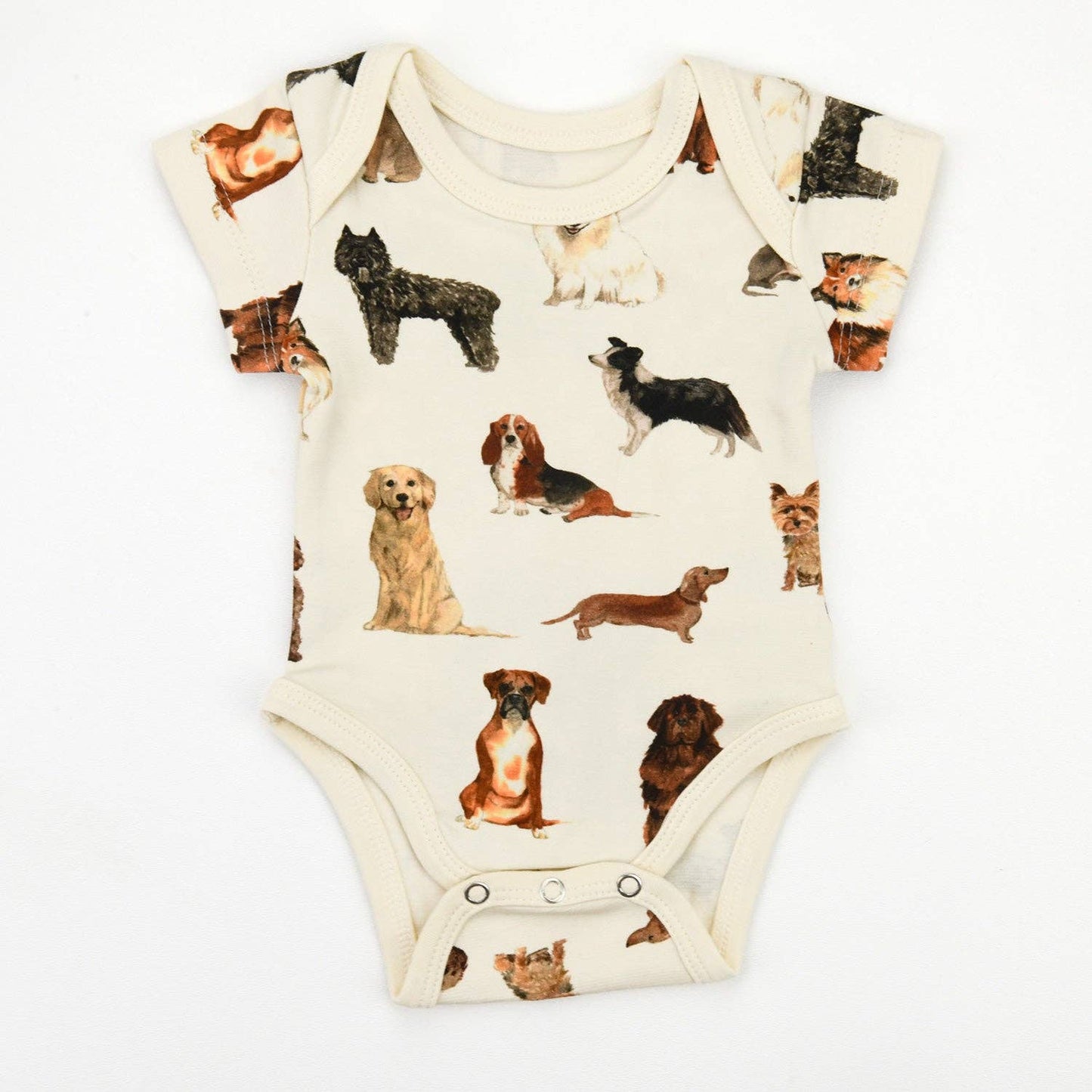 Organic Cotton Puppy Bodysuit