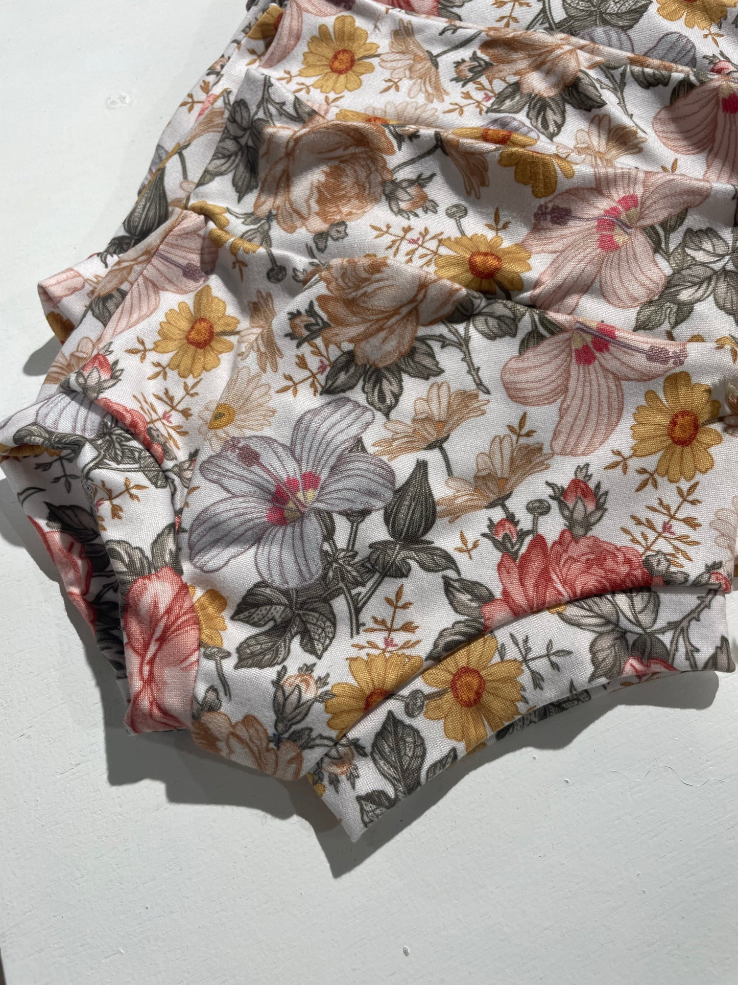 Vintage Floral Baby Bummies