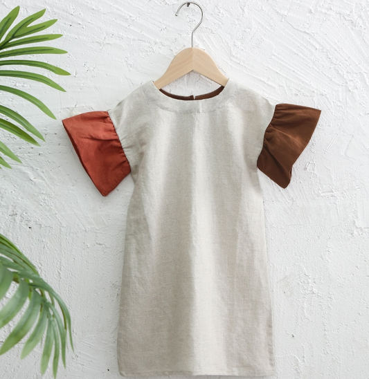 Summer on the Block Linen Dress