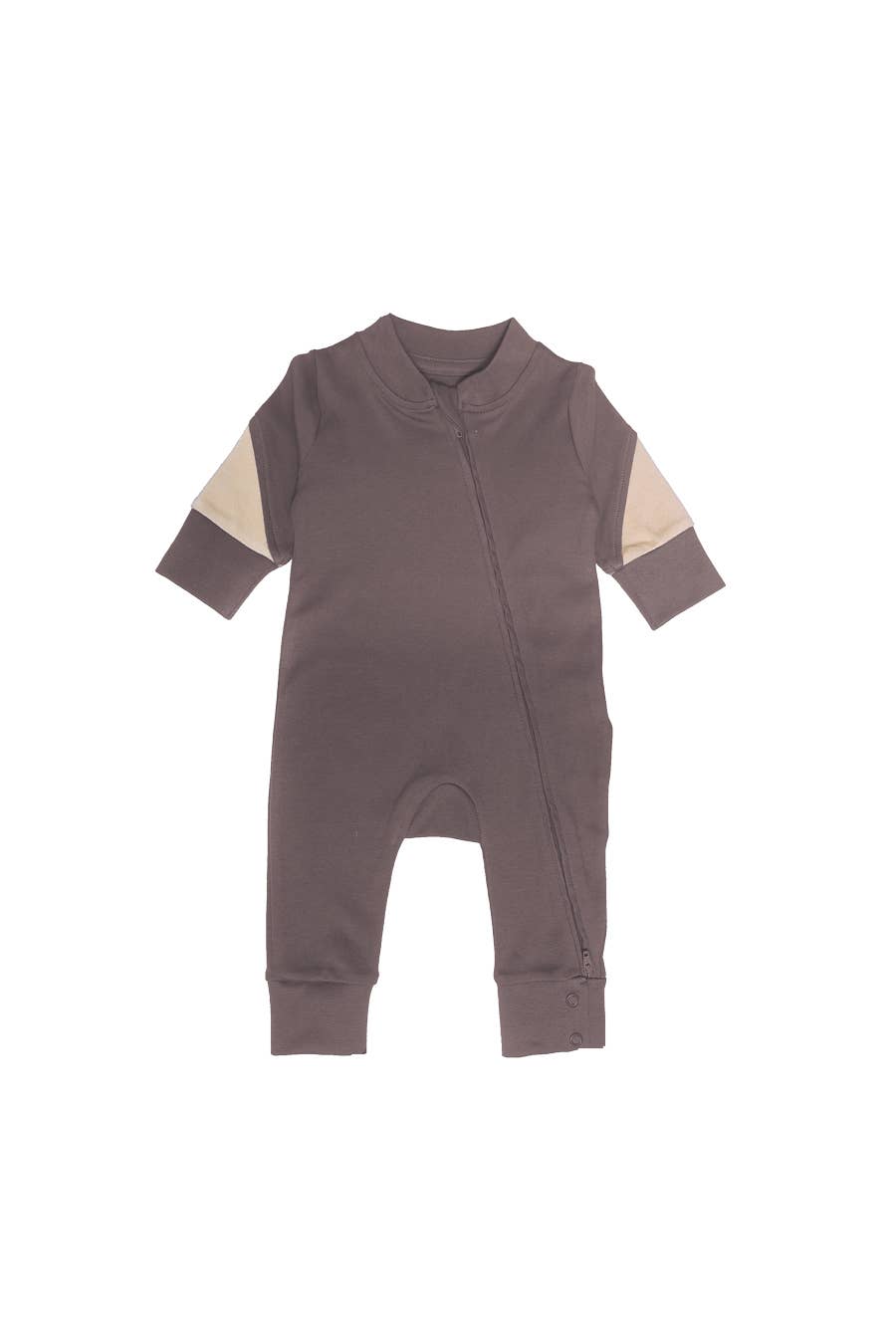 Color Block Organic Zipped Romper