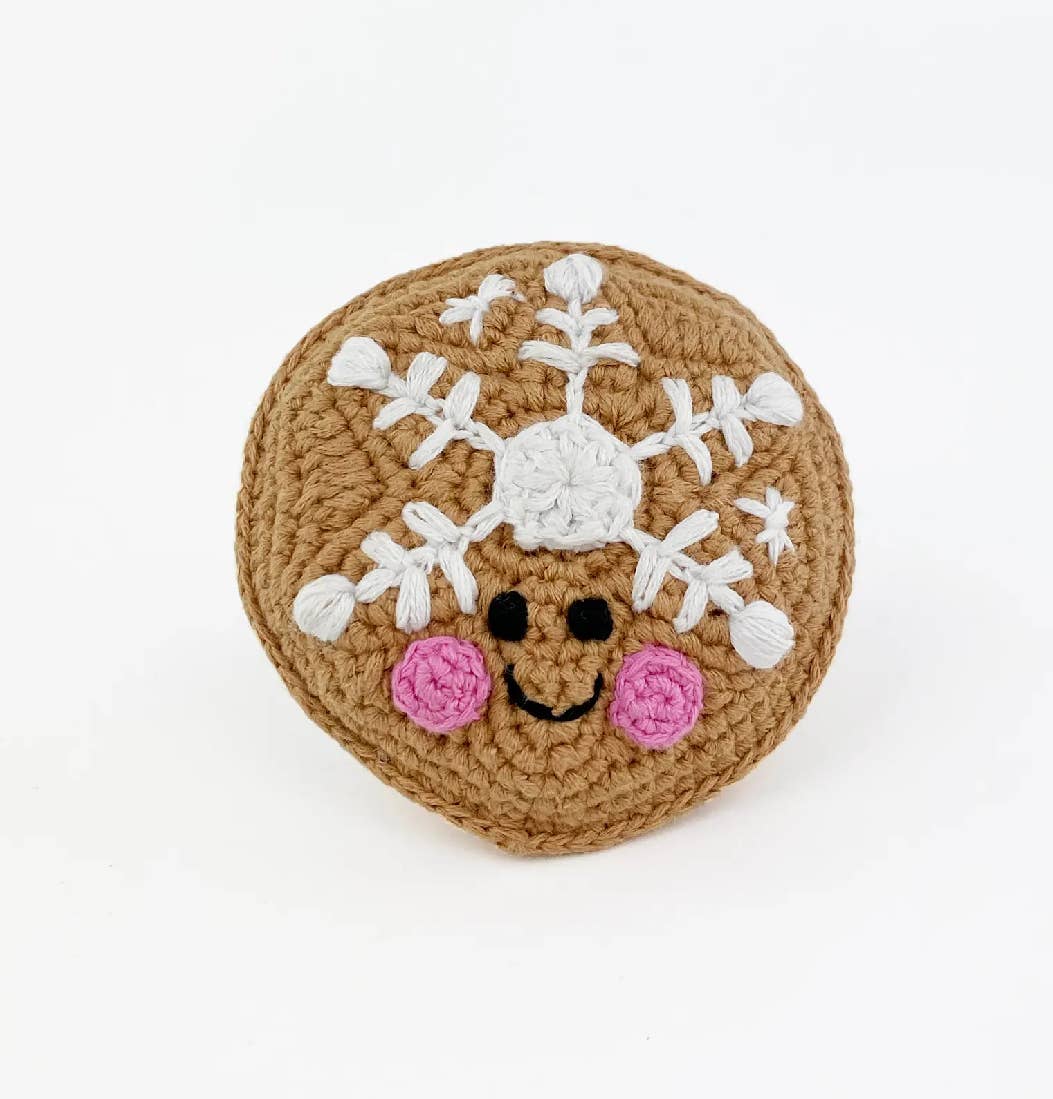 Sugar Cookie Rattle - Organic Cotton