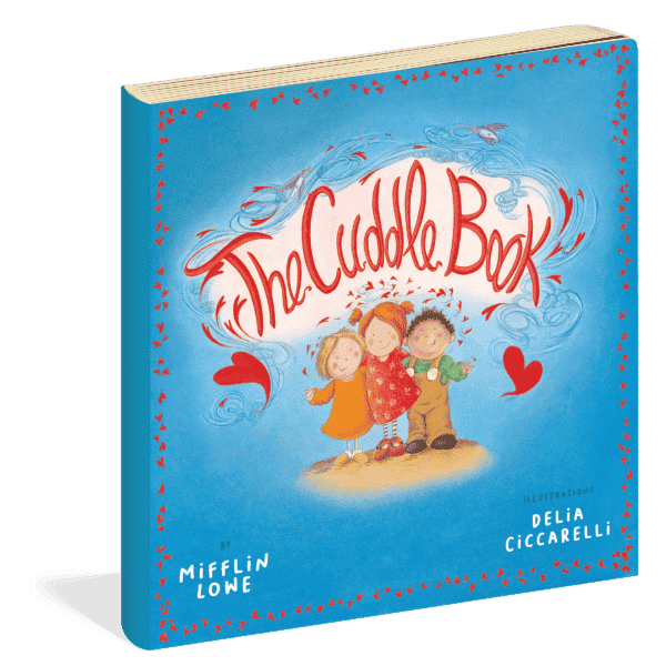 The Cuddle Book by Mifflin Lowe children's board book for babies front cover