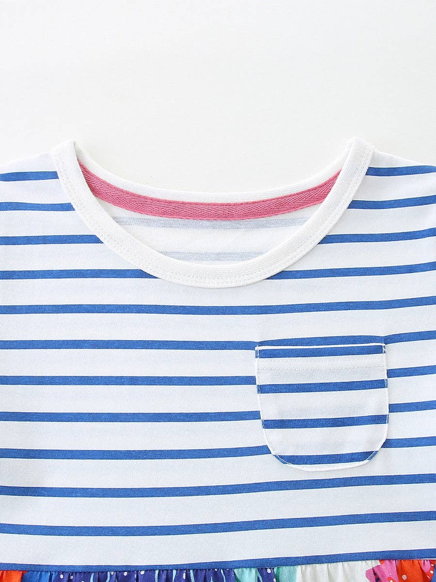 Ocean Floor Striped Dress