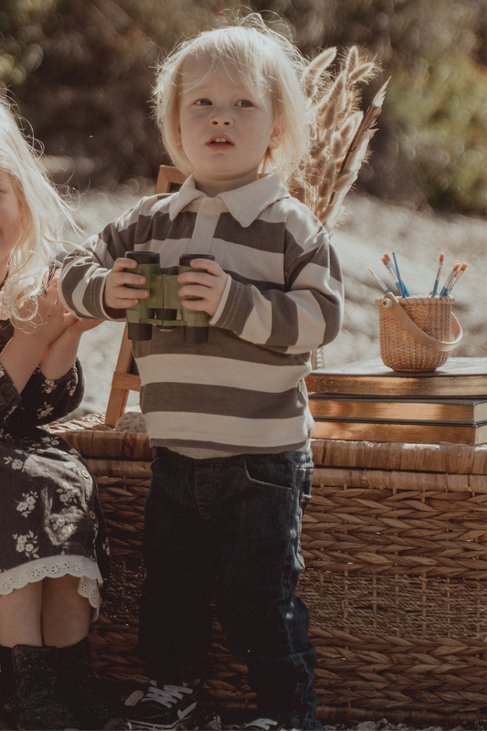 Organic Long Sleeve Polo