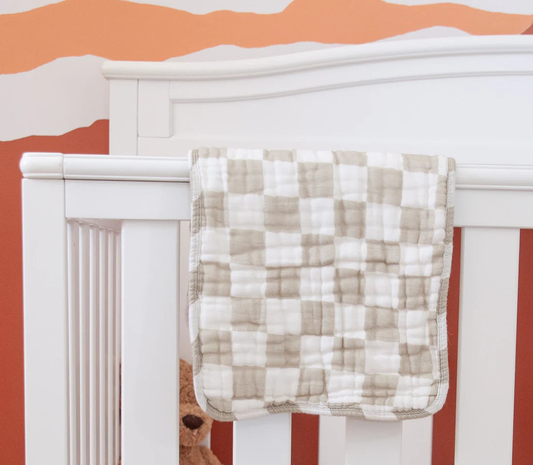 Set of 3 Organic Muslin Baby Cloths