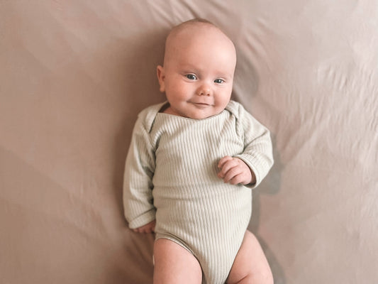 Pistachio Ribbed Bodysuit