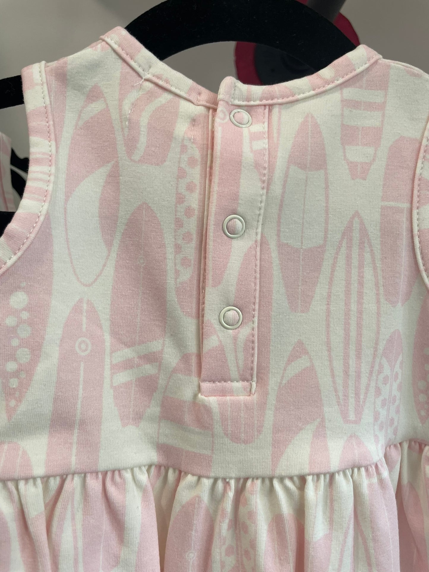 Surf's Up bubble romper side view detail