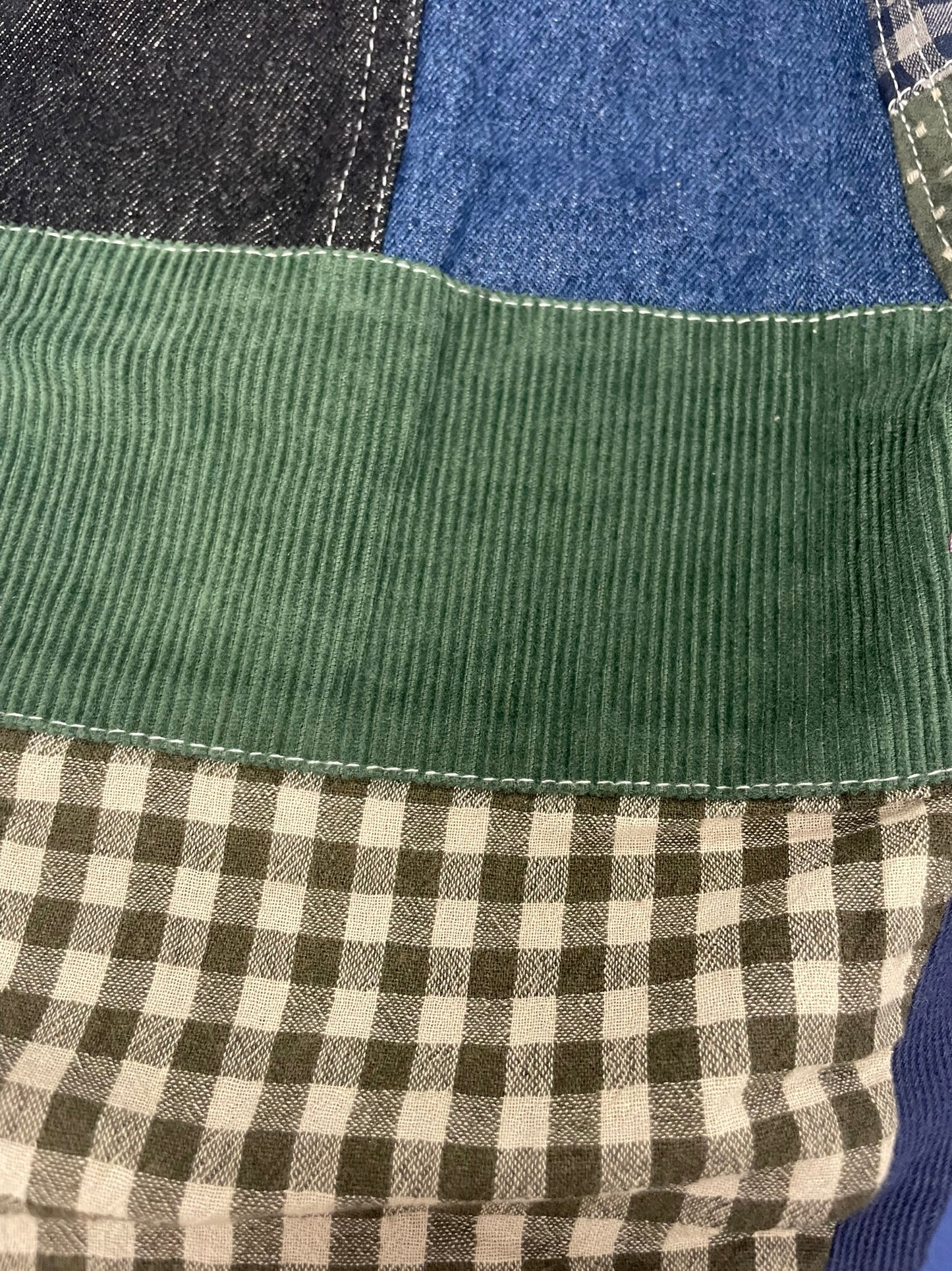 2 Piece Patchwork Pant Outfit