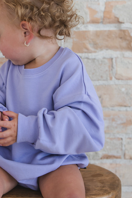 Wisteria Dream Cloud Terry Bubble Sweatshirt