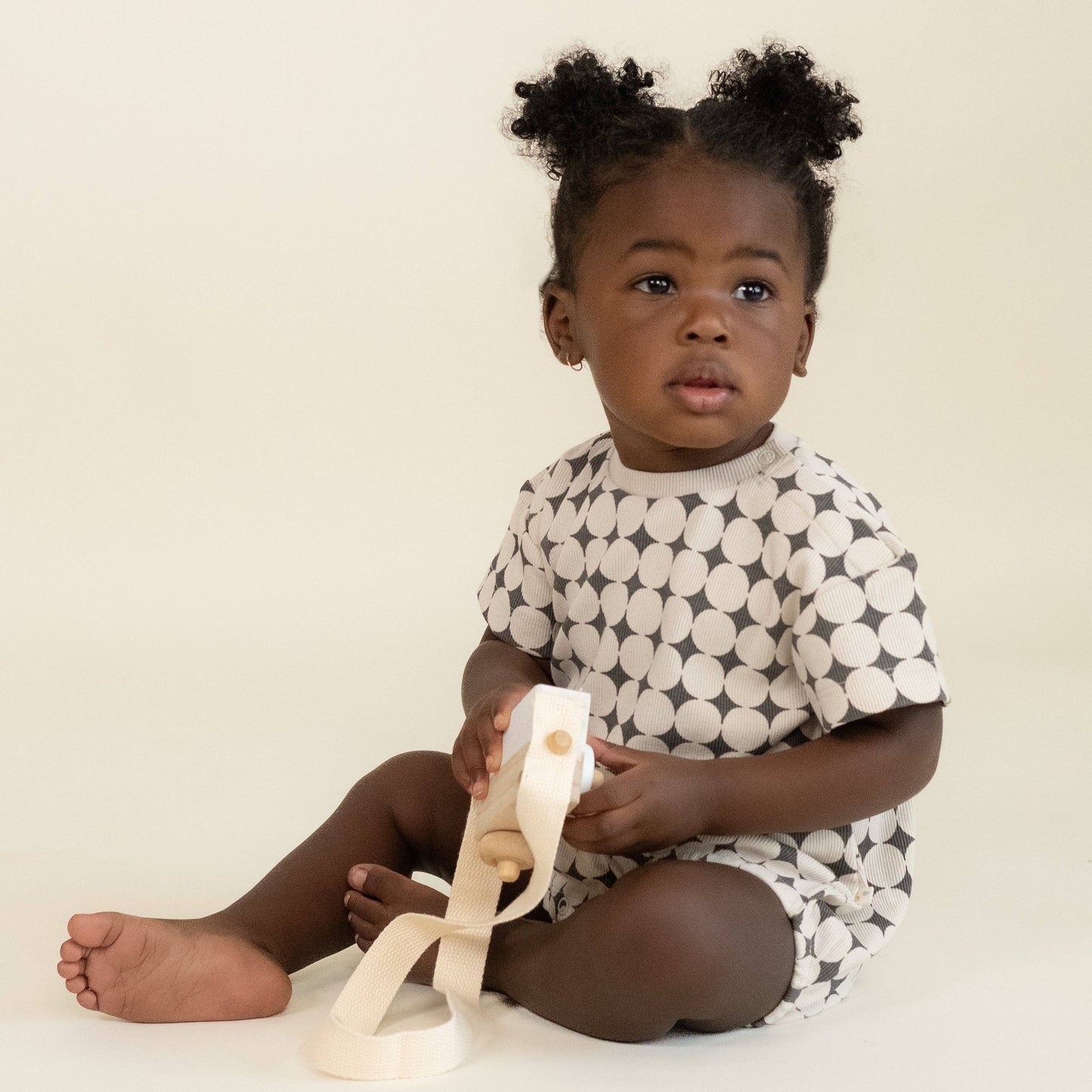 Mod Dots Organic Bubble Romper