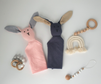Organic Cotton Bunny Lovey