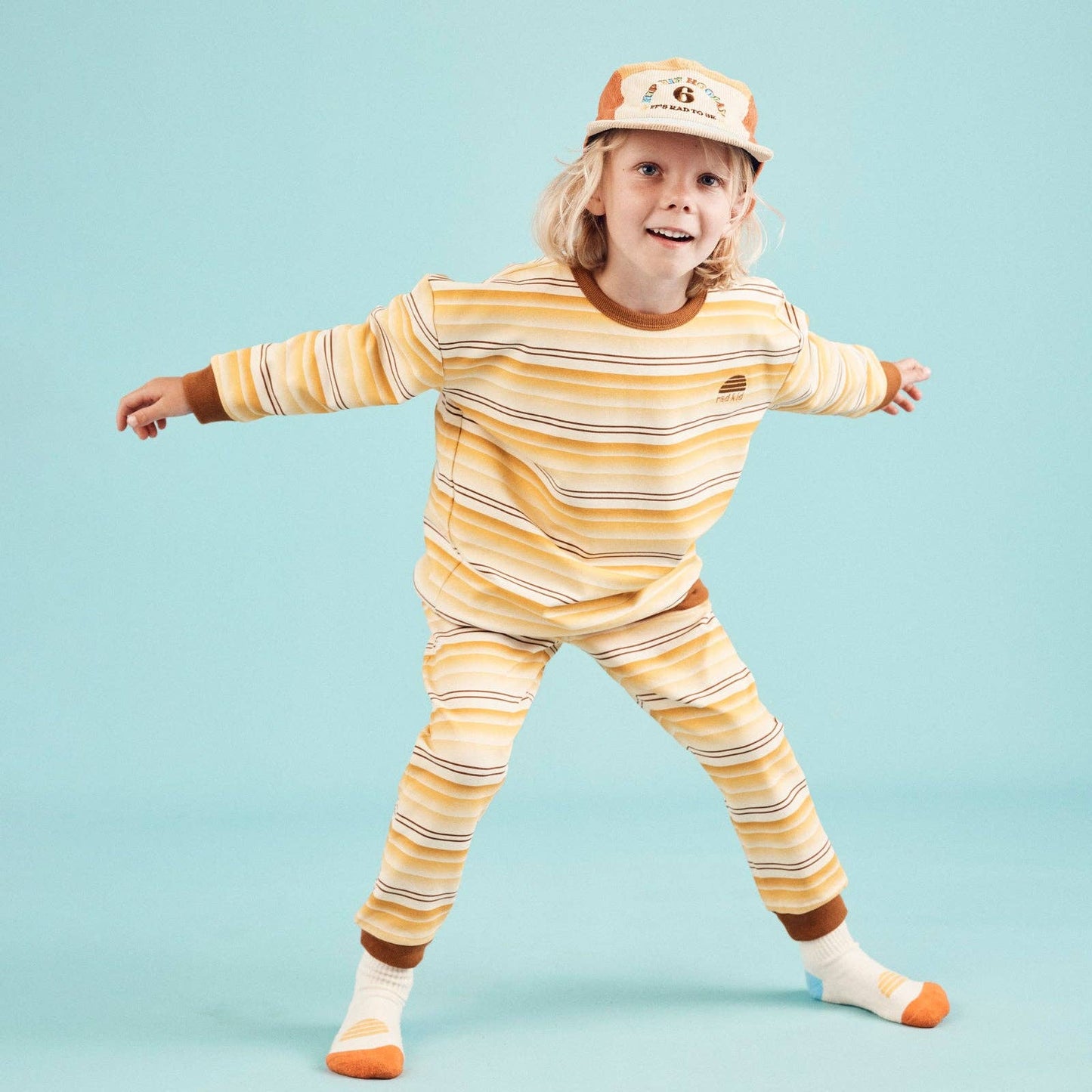 Retro Stripe Organic Cotton Set