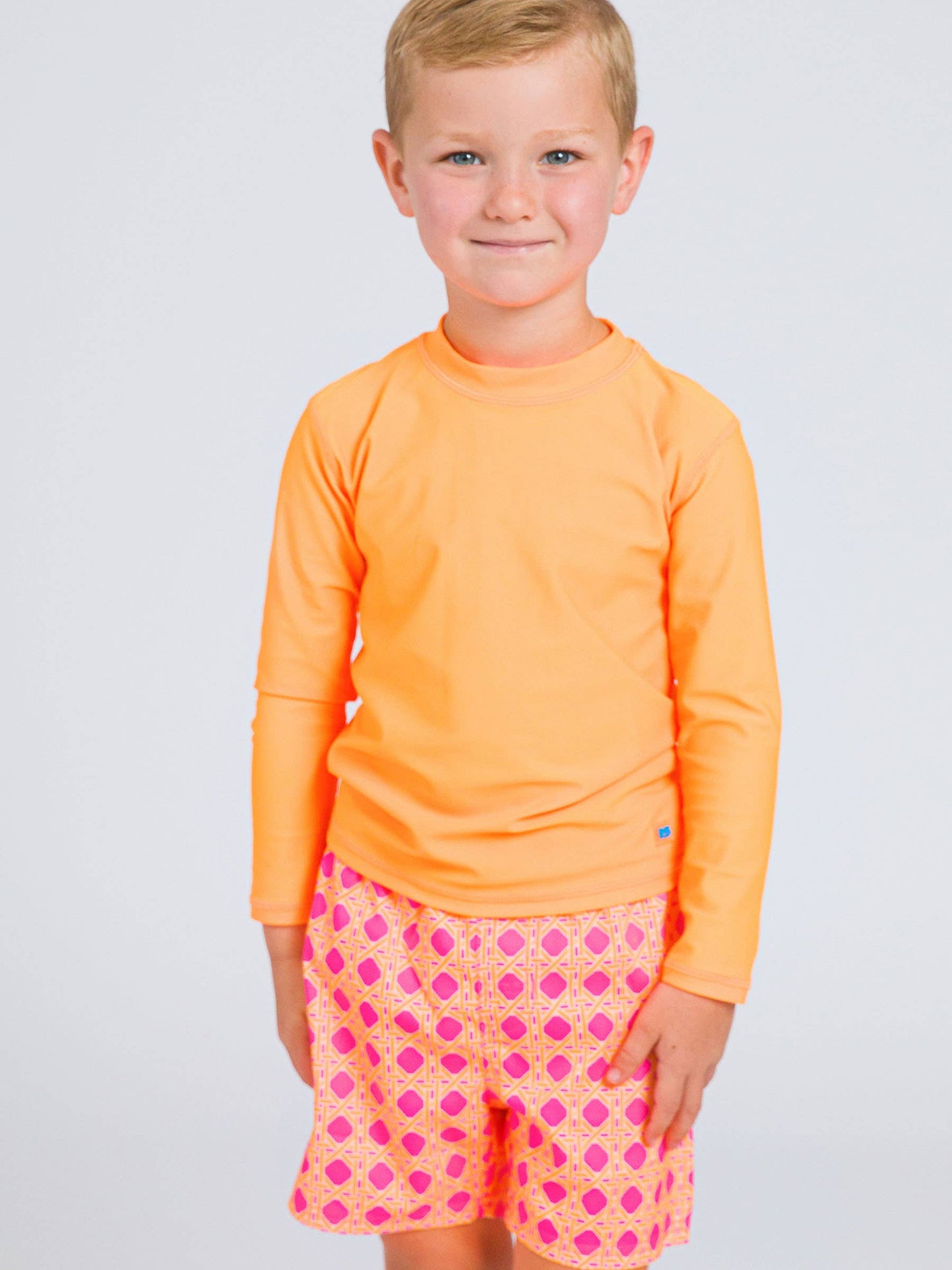 Hi-Vis Neon Orange Rash Guard