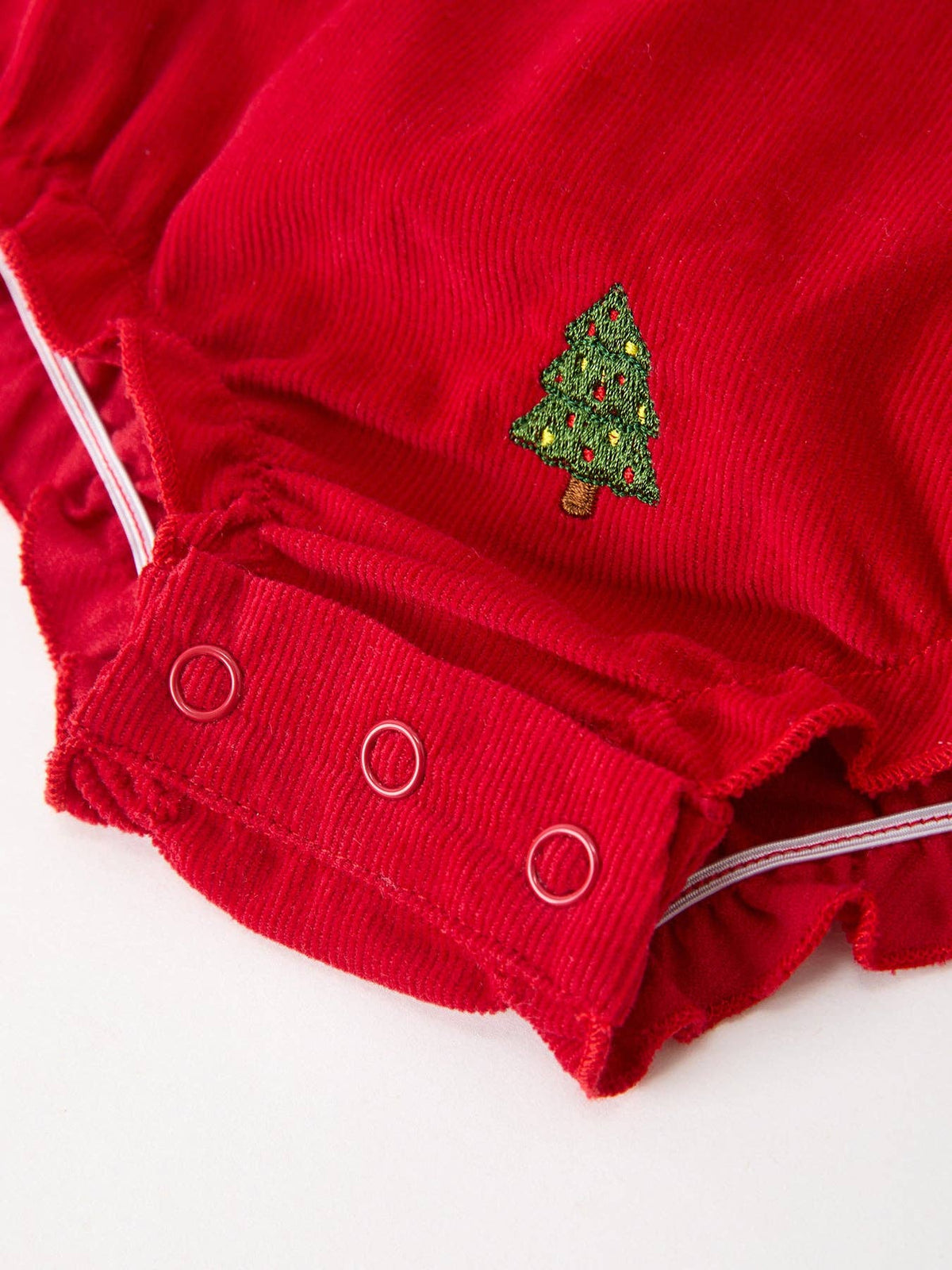 Christmas Corduroy Romper Set