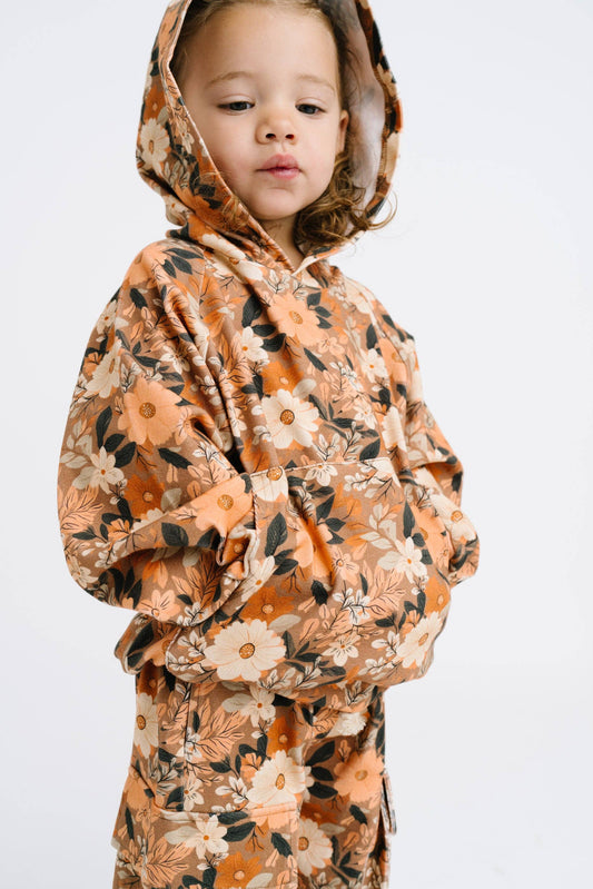 Warm Bloom Cargo Hoodie Set