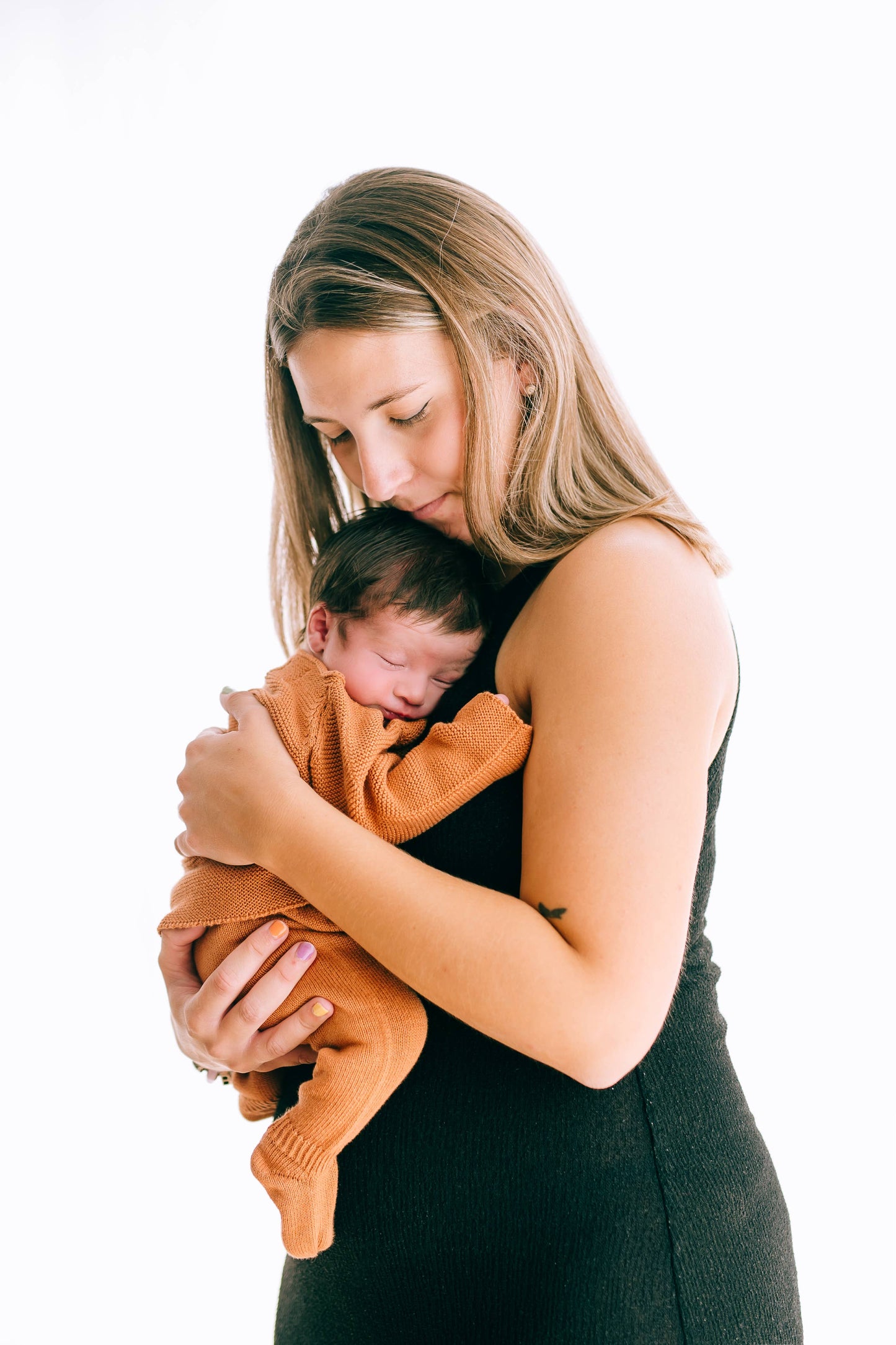 Organic Knit Newborn Set - Rust