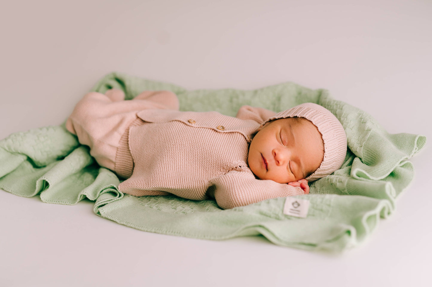Organic Knit Newborn Set - Pink