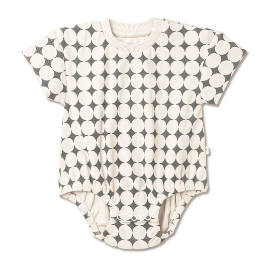 Mod Dots Organic Bubble Romper