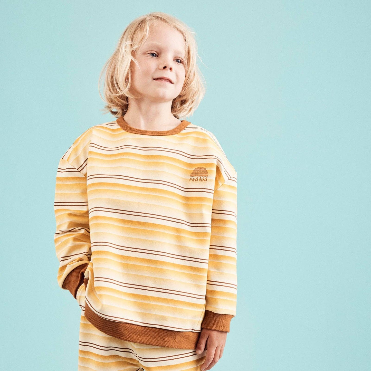 Retro Stripe Organic Cotton Set