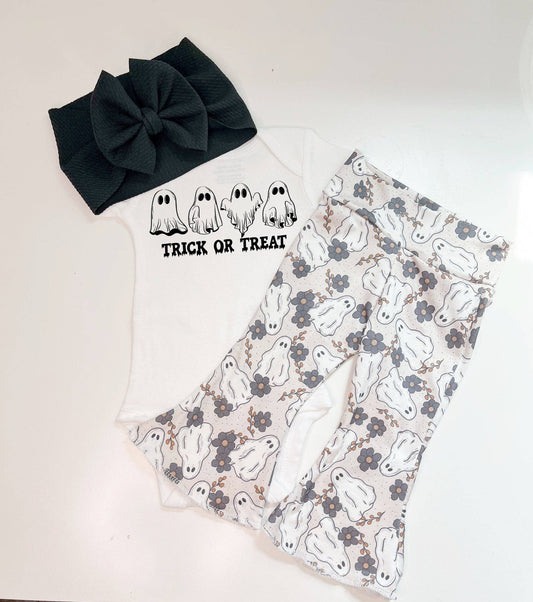 Boho Ghost Bell Bottoms