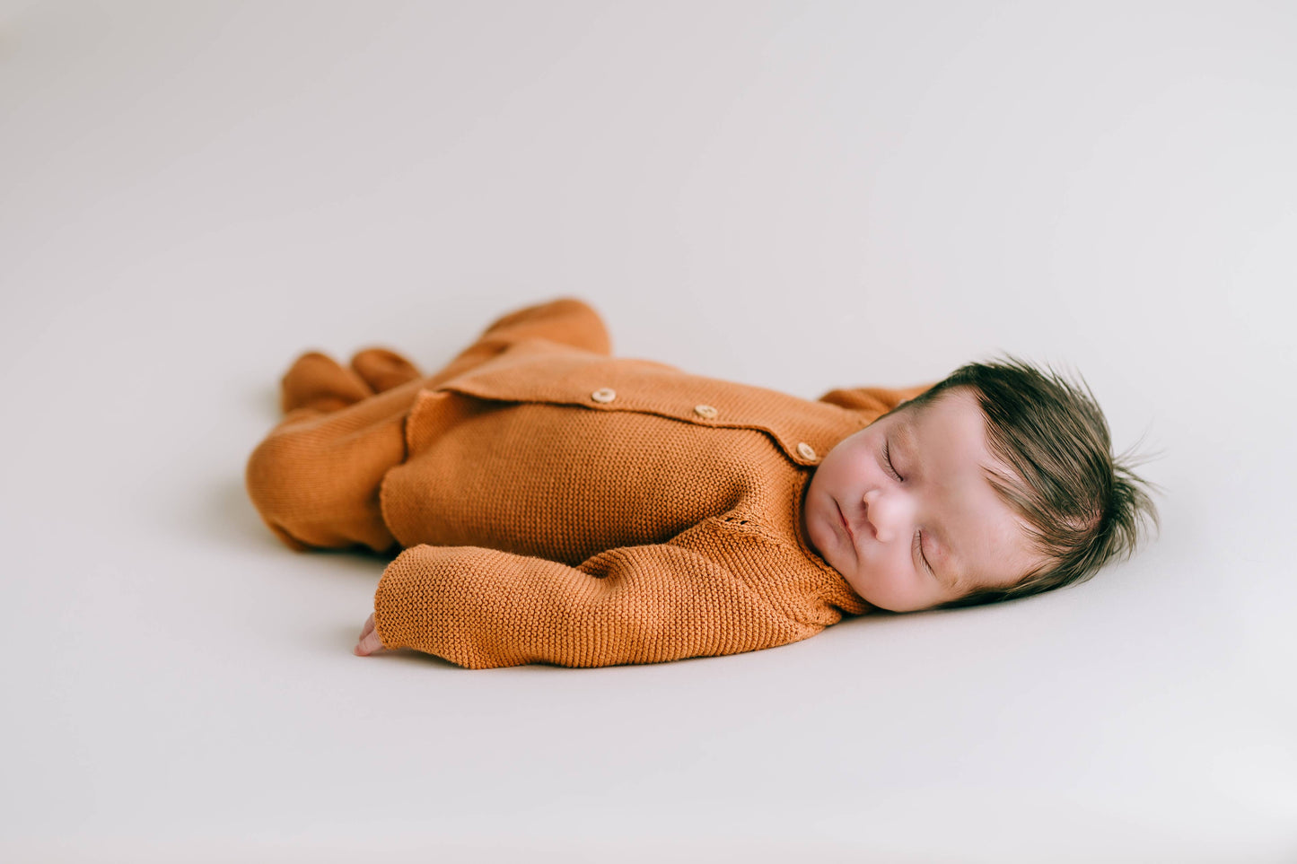 Organic Knit Newborn Set - Rust