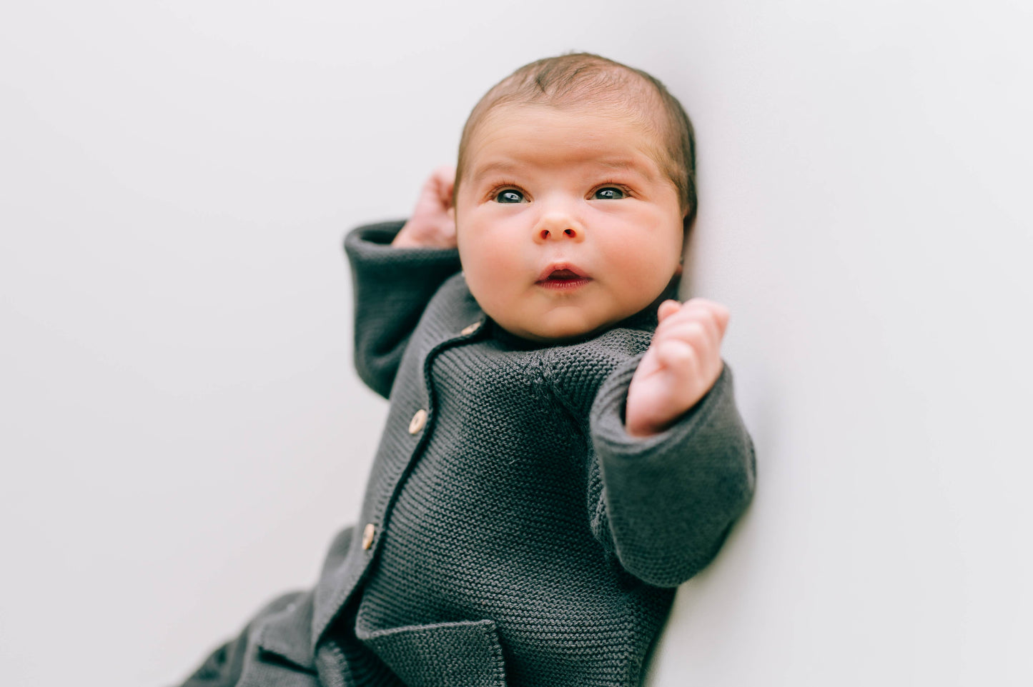 Organic Knit Newborn Set - Grey