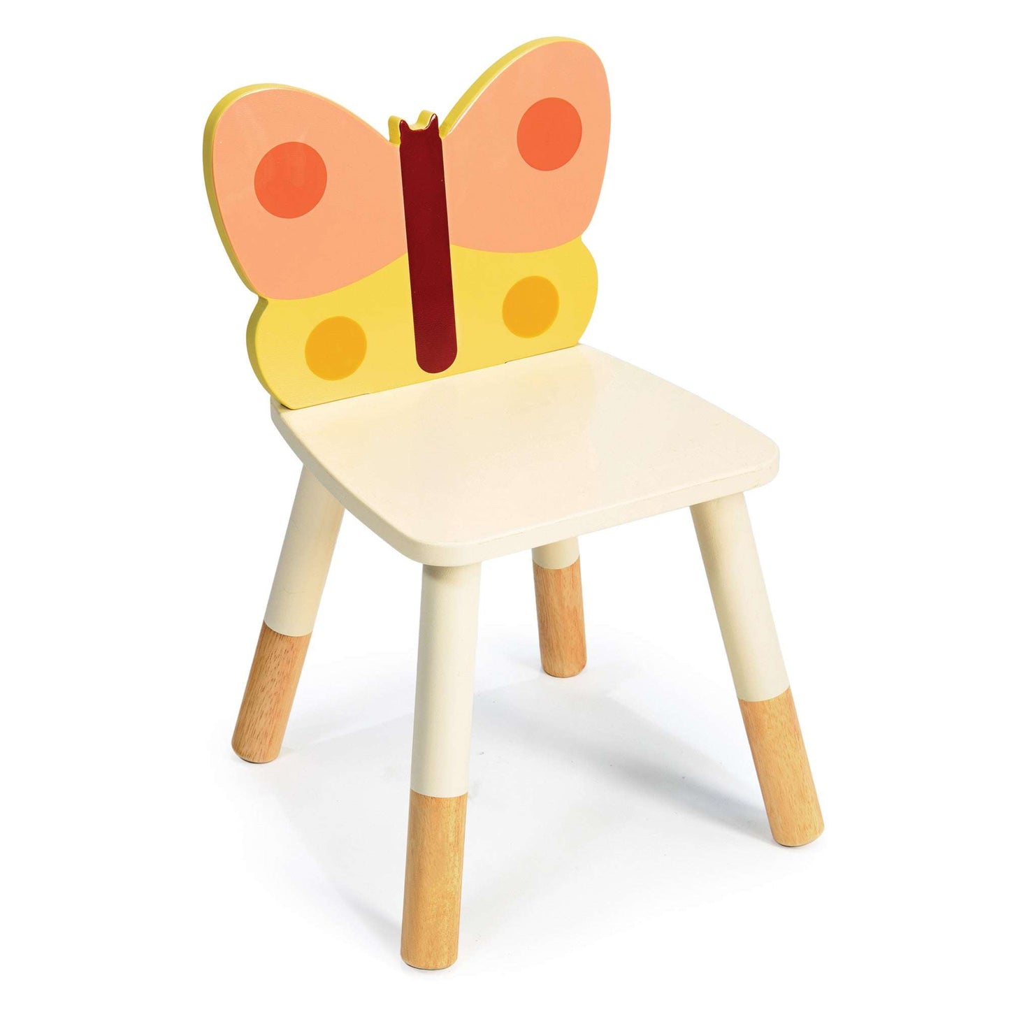 Garden butterfly kids chair soft seat children's furniture boutique front view