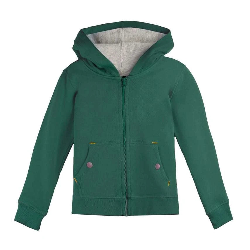 Kids Hudson organic hoodie worn lifestyle view