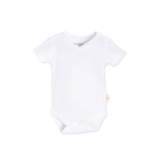 Organic Cotton V-Neck Bodysuit