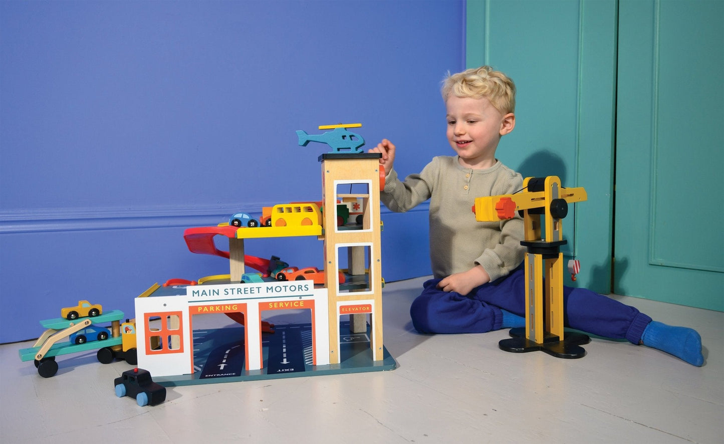 Multi-Level Garage with Lift