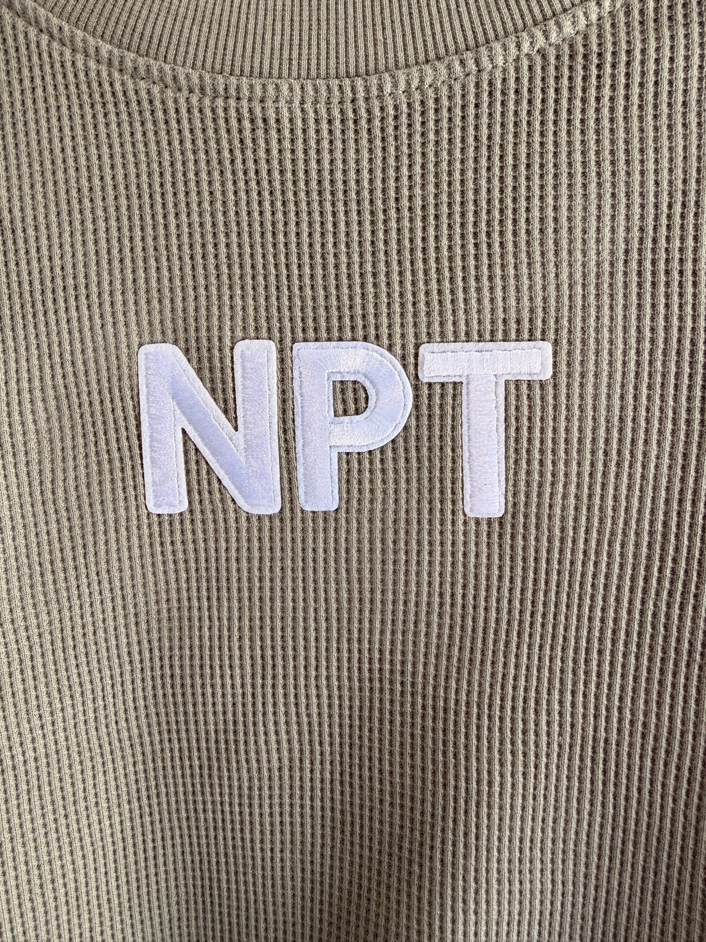 Newport Patch Organic Waffle Top