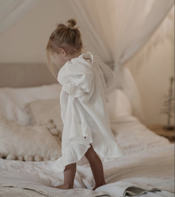 Flowing Organic Muslin Dress