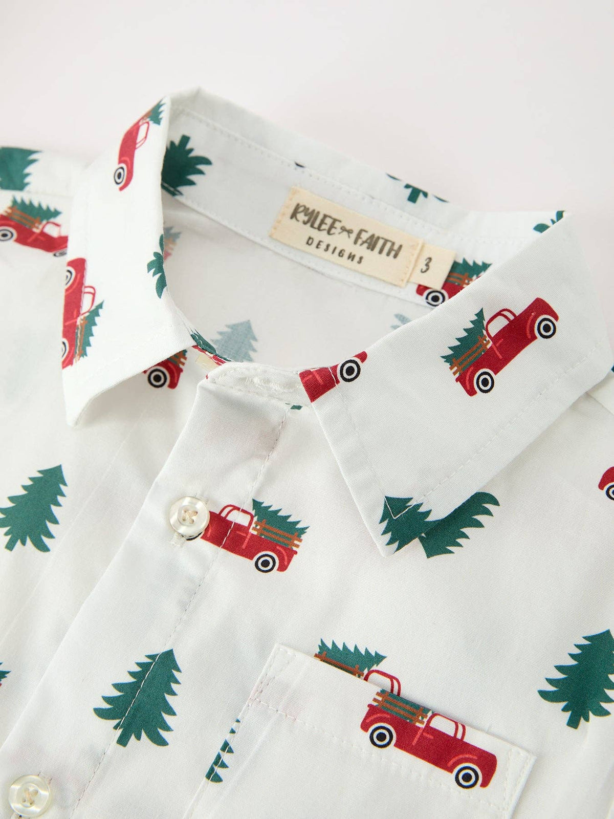 Christmas Shirt & Suspender Pants Set