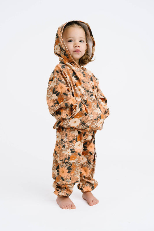 Warm Bloom Cargo Hoodie Set