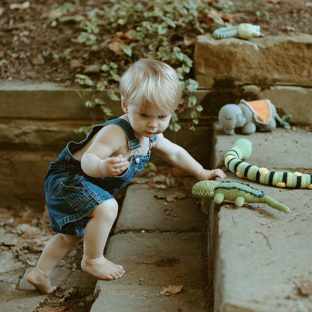 Charming Snake Rattle - Organic Cotton