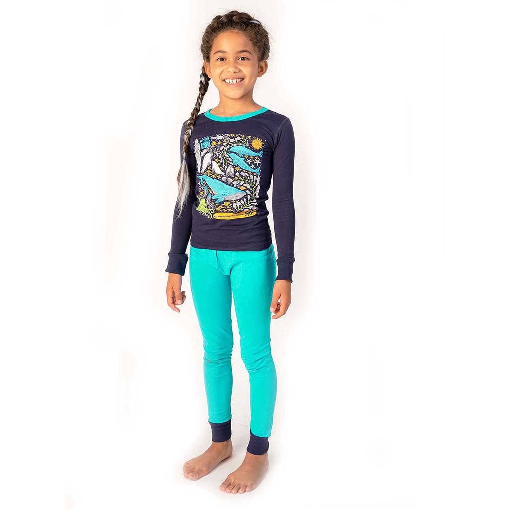 100% Organic Cotton Under the Sea PJs