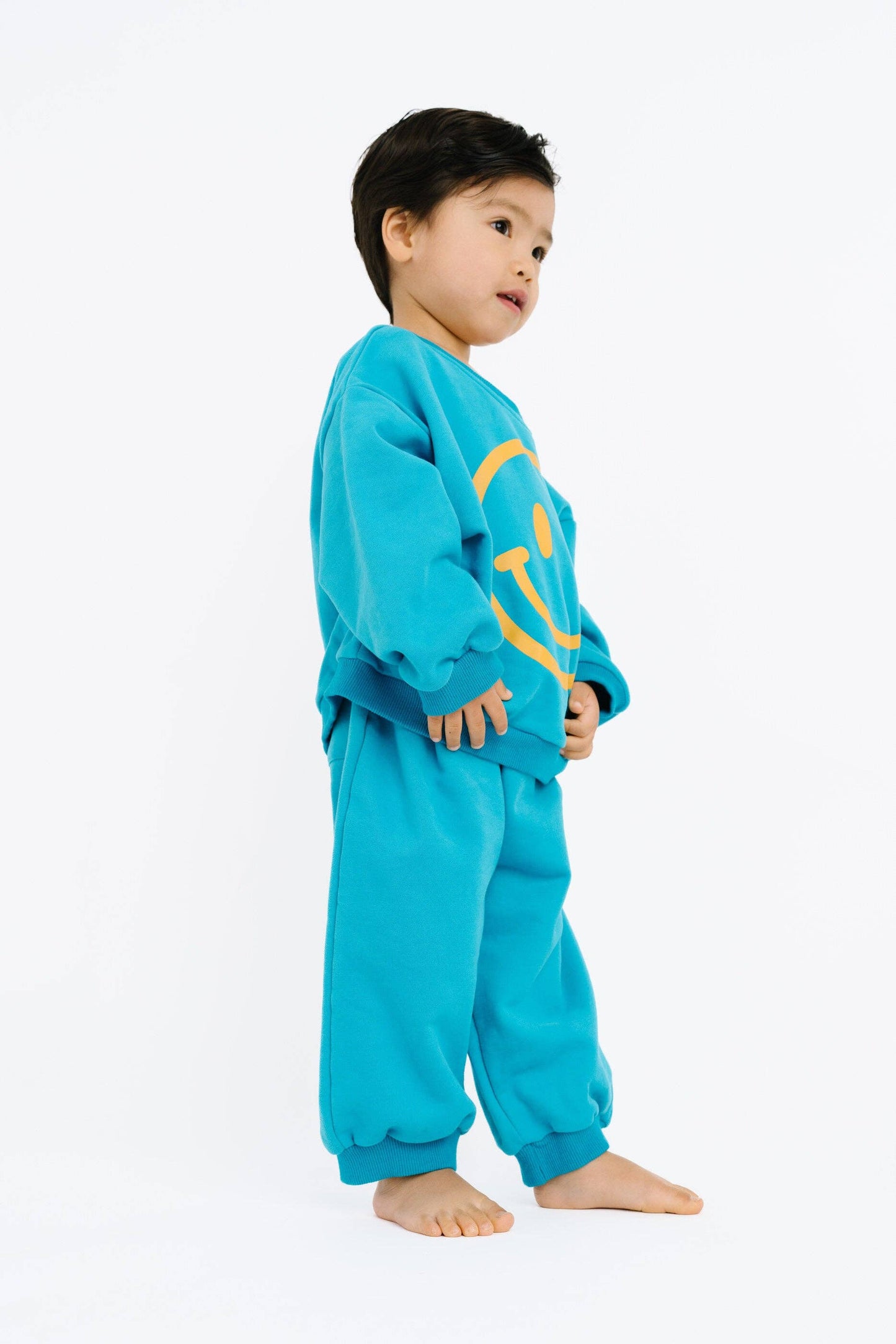Electric Blue Happy Sweatsuit