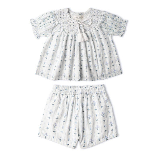 Darcy Organic Smocked Set