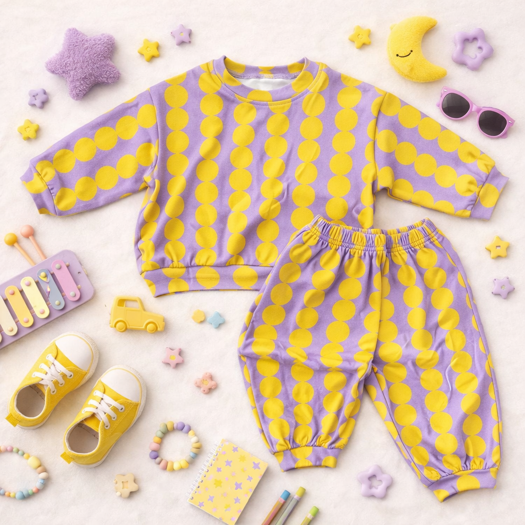 Retro Sunny Lavender Sweatsuit
