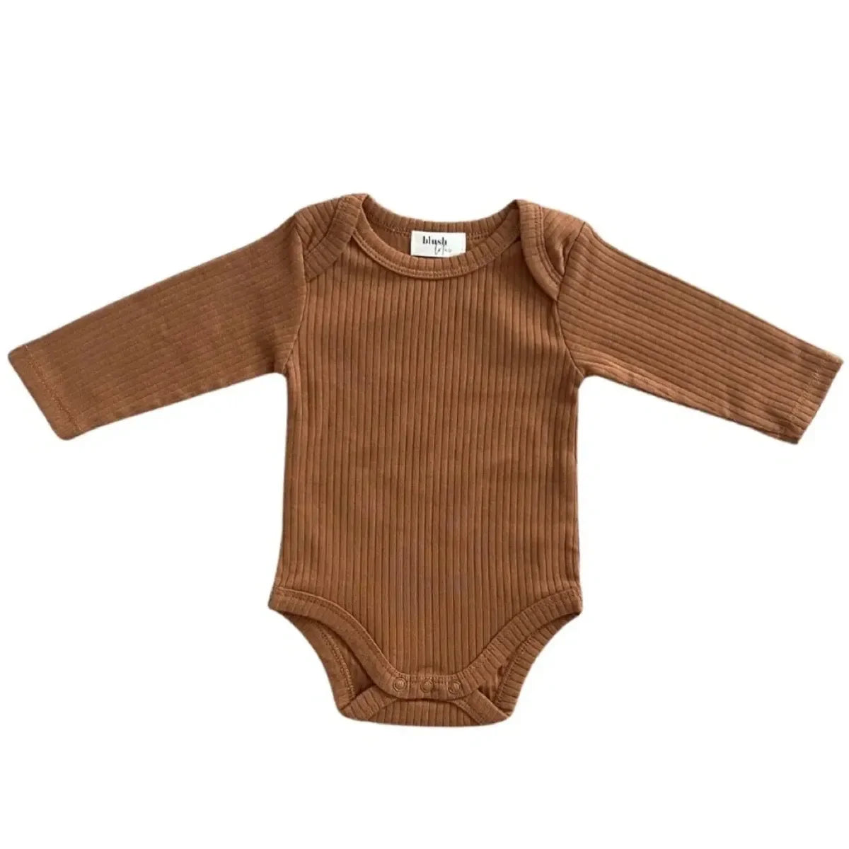 Cognac Ribbed Bodysuit