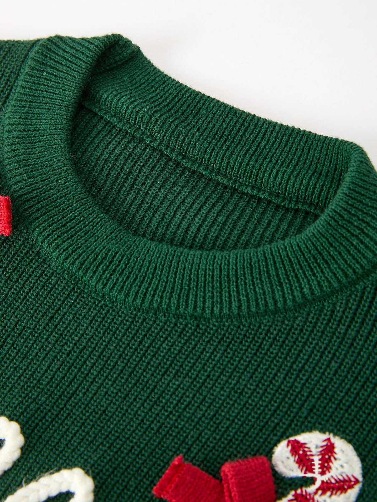 Candy Cane Bow Sweater