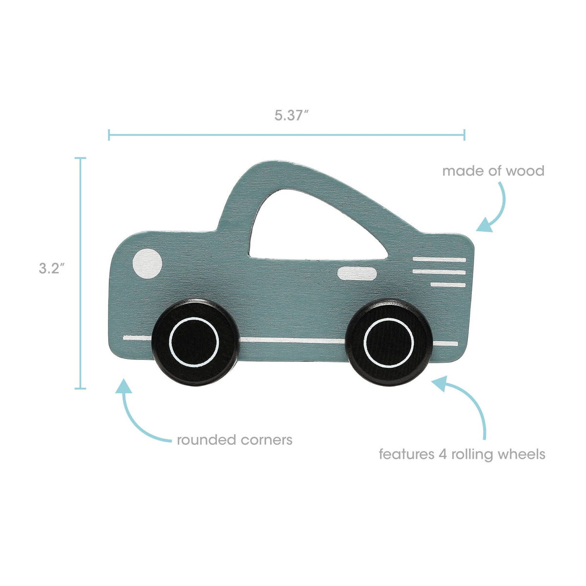 Wooden Push Toy Car