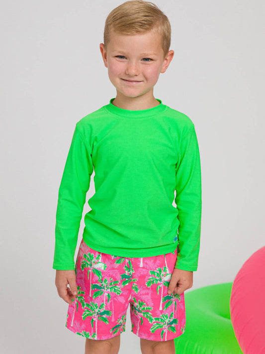 Hi-Vis Neon Lime Rash Guard