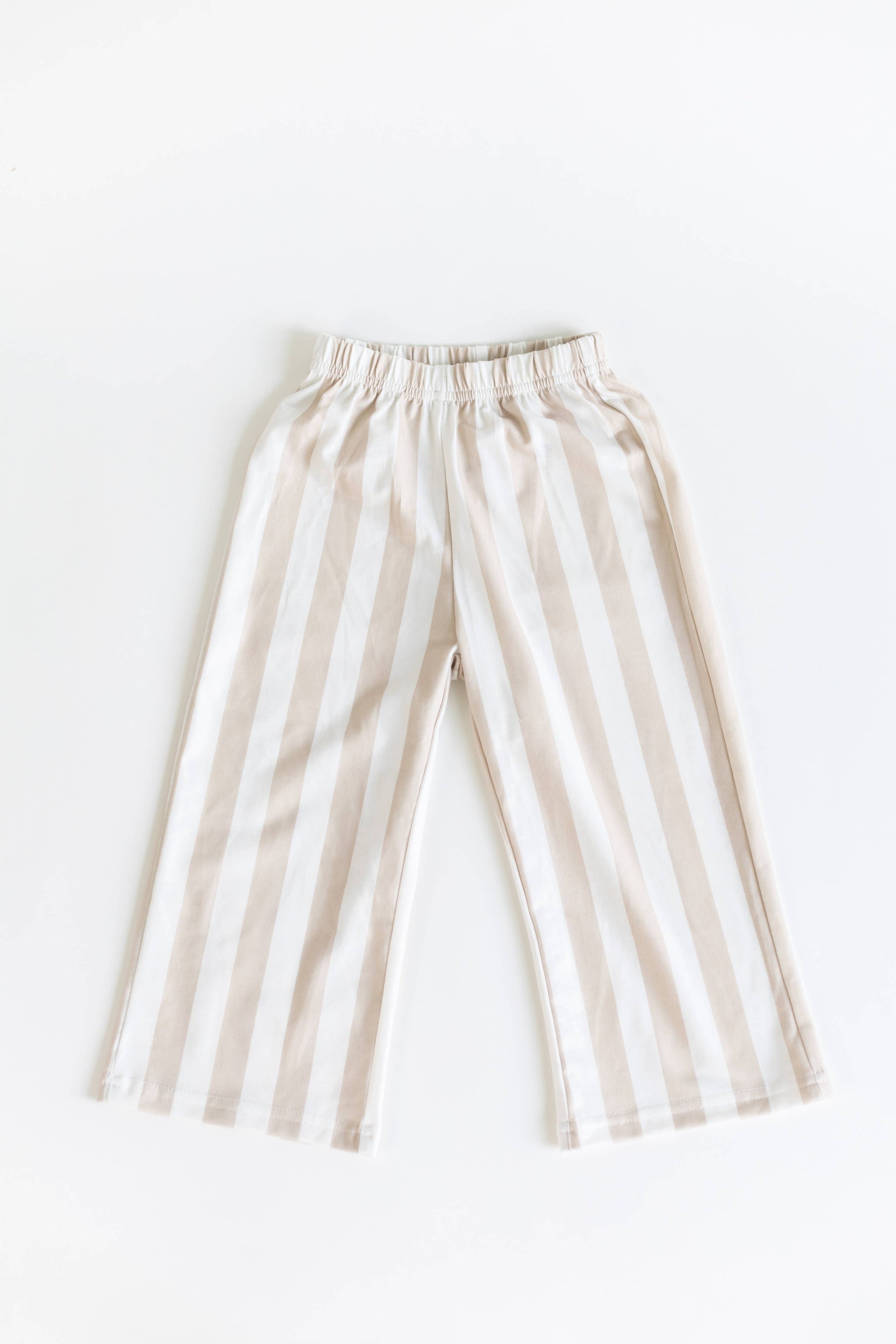 Beach Lines lounge pants in Tan for boys soft coastal print front view