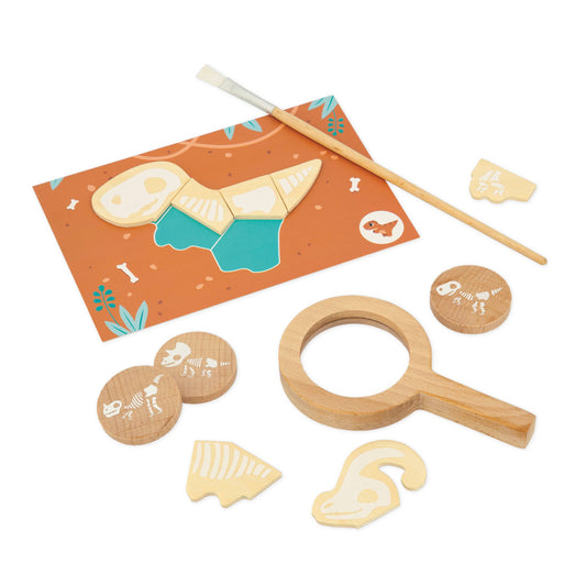 Dino dig puzzle game for kids
